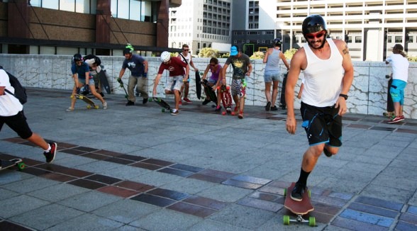 Mega Skop Skateboard Push Race South Africa