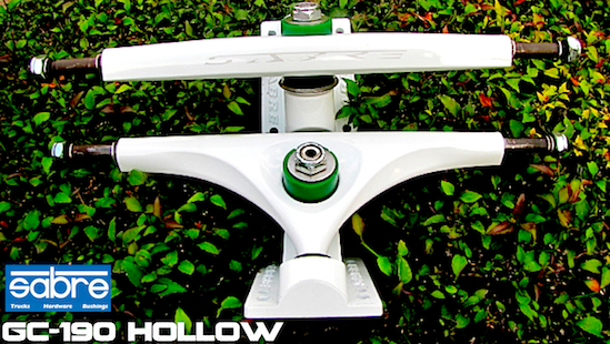 Sabre GC-190 Hollow/White New Sabre GC-190 Trucks