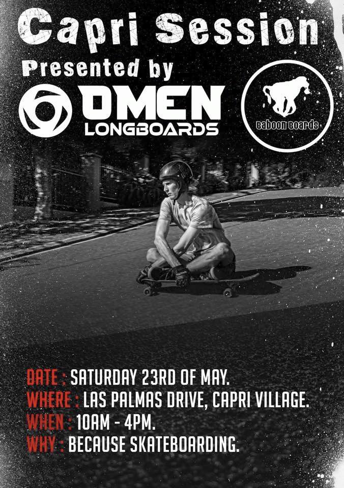Capri Session 23 May 2015 Longboarding SA