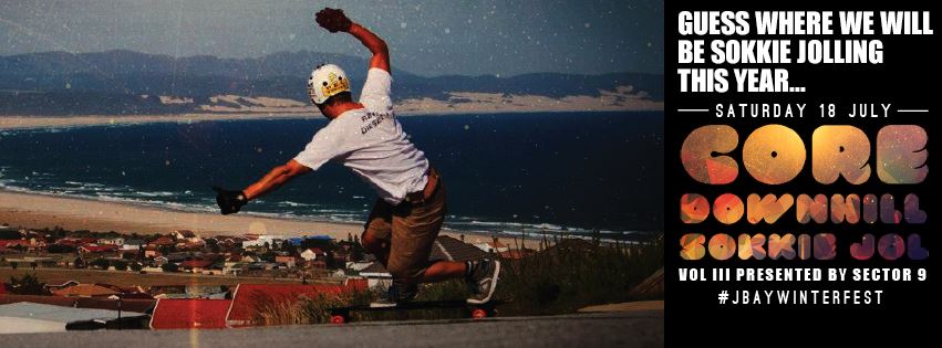 Jeffery's Bay Winter Fest Core Gear Surf and Skate Shop Downhill Sokkie Jol 2015