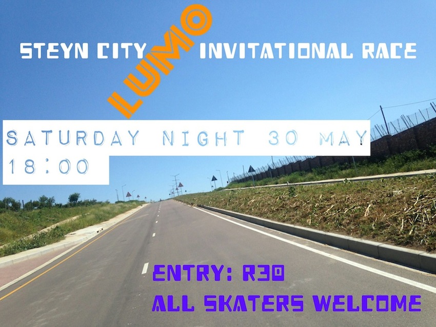 Steyn City Lumo Flash Race Invitational Longboarding SA