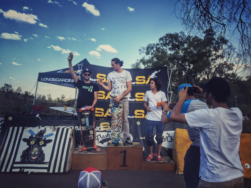 Bones Flash Race Podium