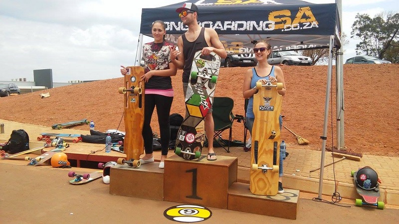 Irene Flash Race Luge Podium Longboarding SA