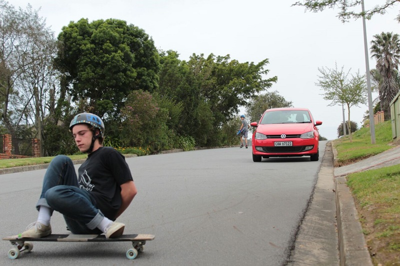 Volante Checkers Wheel Review Michael Hart Longboarding SA 2