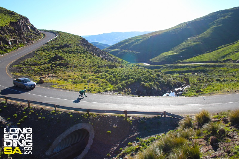 Go Skate Lesotho Longboarding SA hairpin