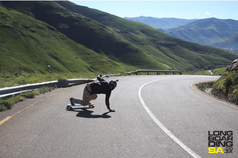 Go Skate Lesotho Longboarding SA mountains