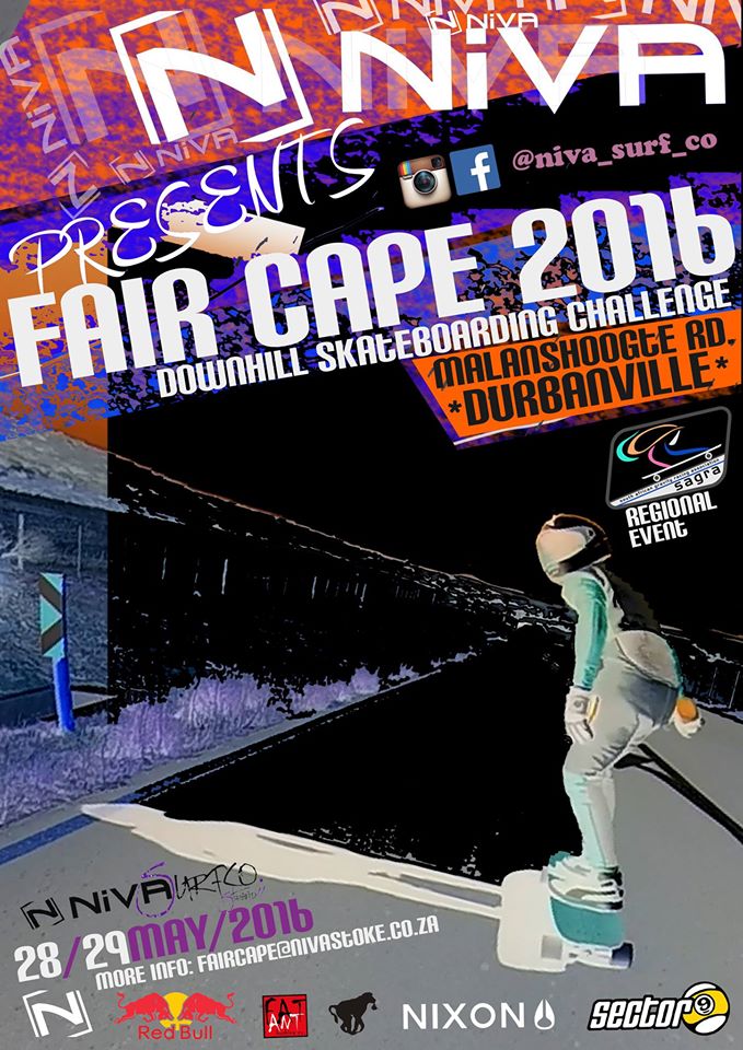 Fair Cape Downhill Skateboarding Challenge 2016 Longboarding SA