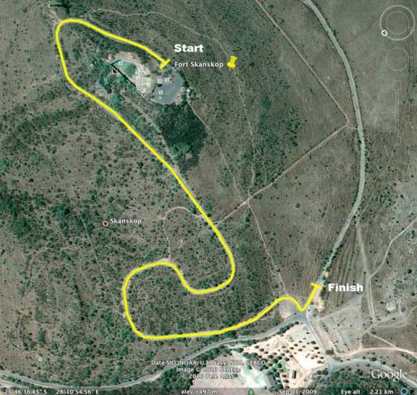 fort schanskop map