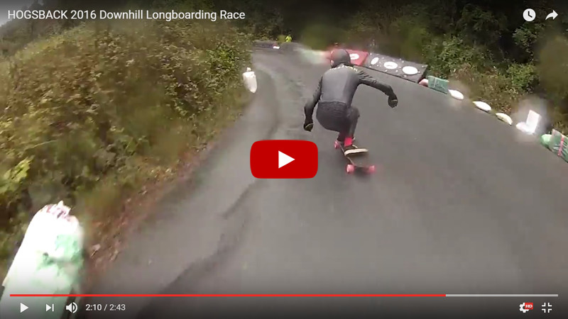 The Hogs Back Downhill Race Video Longboaring SA