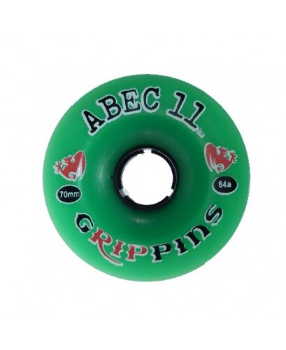 ABEC 11 Grippins 70mm. 84a Green (set of 4 wheels)