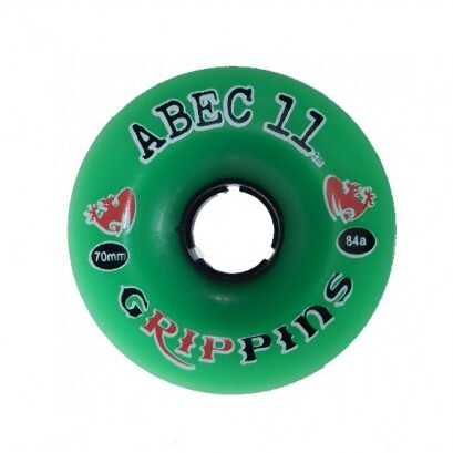 ABEC 11 Grippins 70mm. 84a Green (set of 4 wheels)