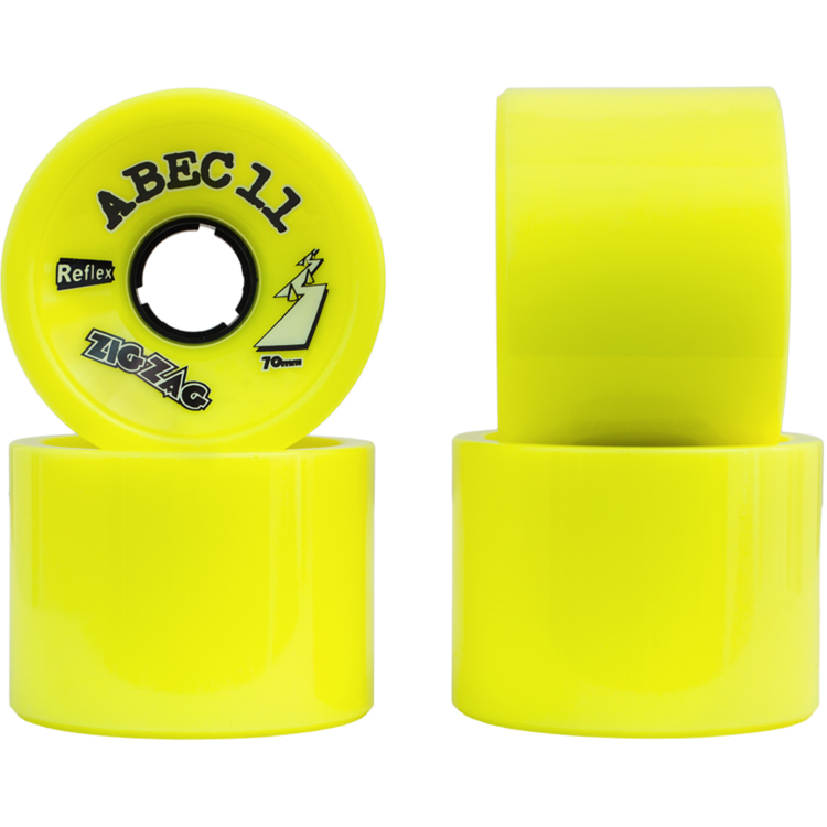 ABEC 11 ZigZags 70mm (Lemon 83a) (set of 4 wheels)