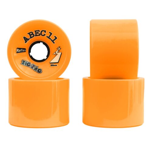 ABEC 11 ZigZags 70mm (Orange 86a) (set of 4 wheels)