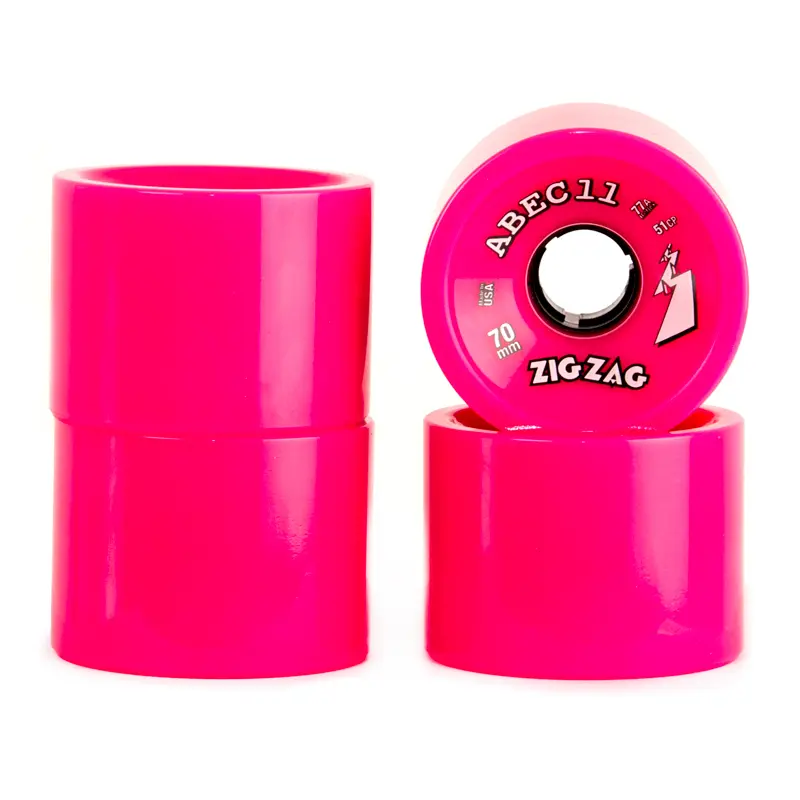 ABEC 11 ZigZags 70mm (set of 4 wheels) - Longboarding SA